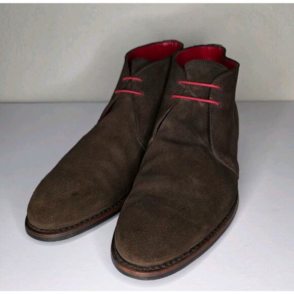 Rye 51 Men\'s Suede Chukka Boots Size 10 Goodyear Welt Rare Luxury Designer Shoes main image 8